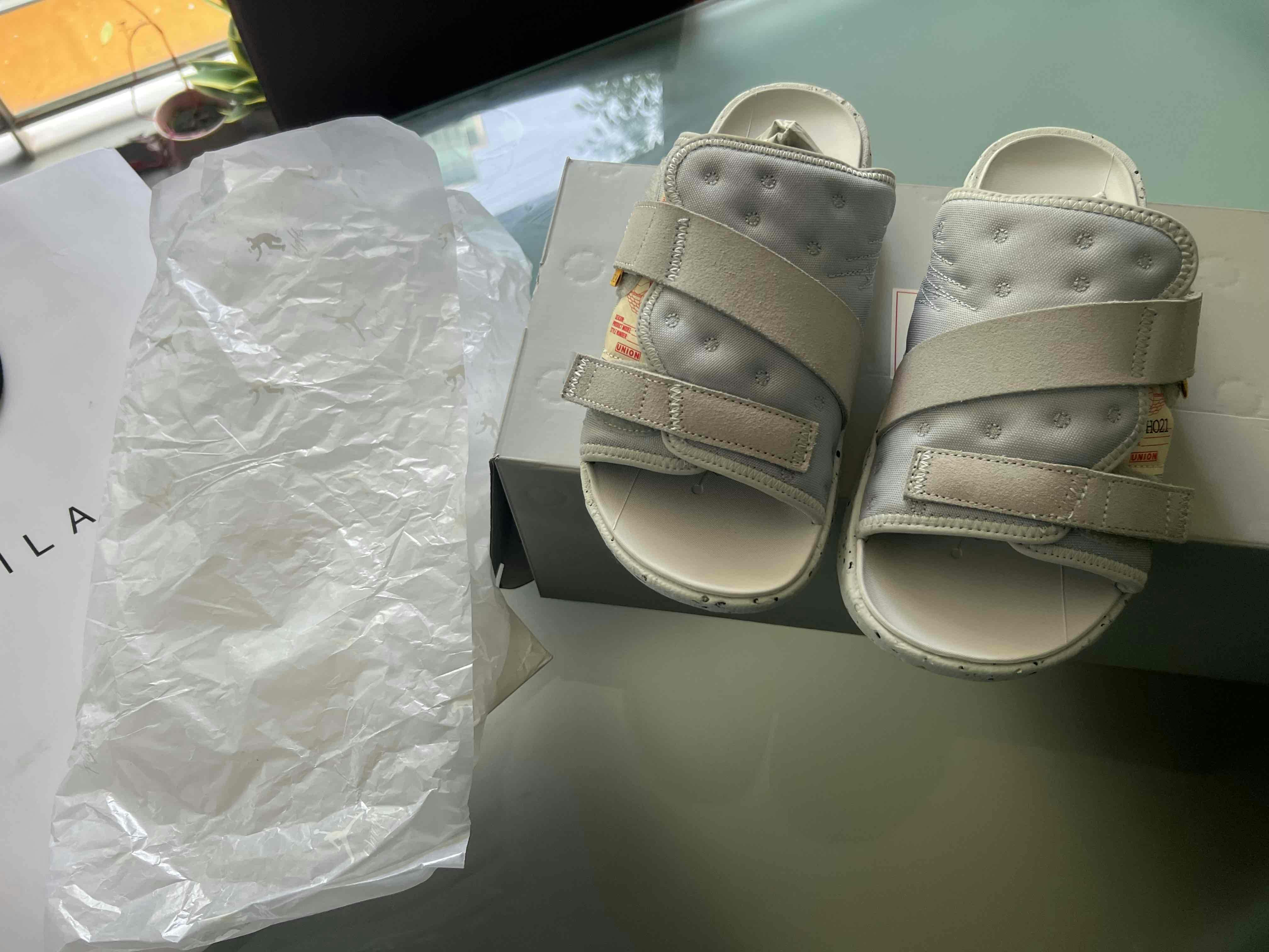 UNION x Air Jordan Crater Slide SP 'Grey Fog' DO6274-001 UNION x Air Jordan Crater Slide SP 'Grey Fog' DO6274-001